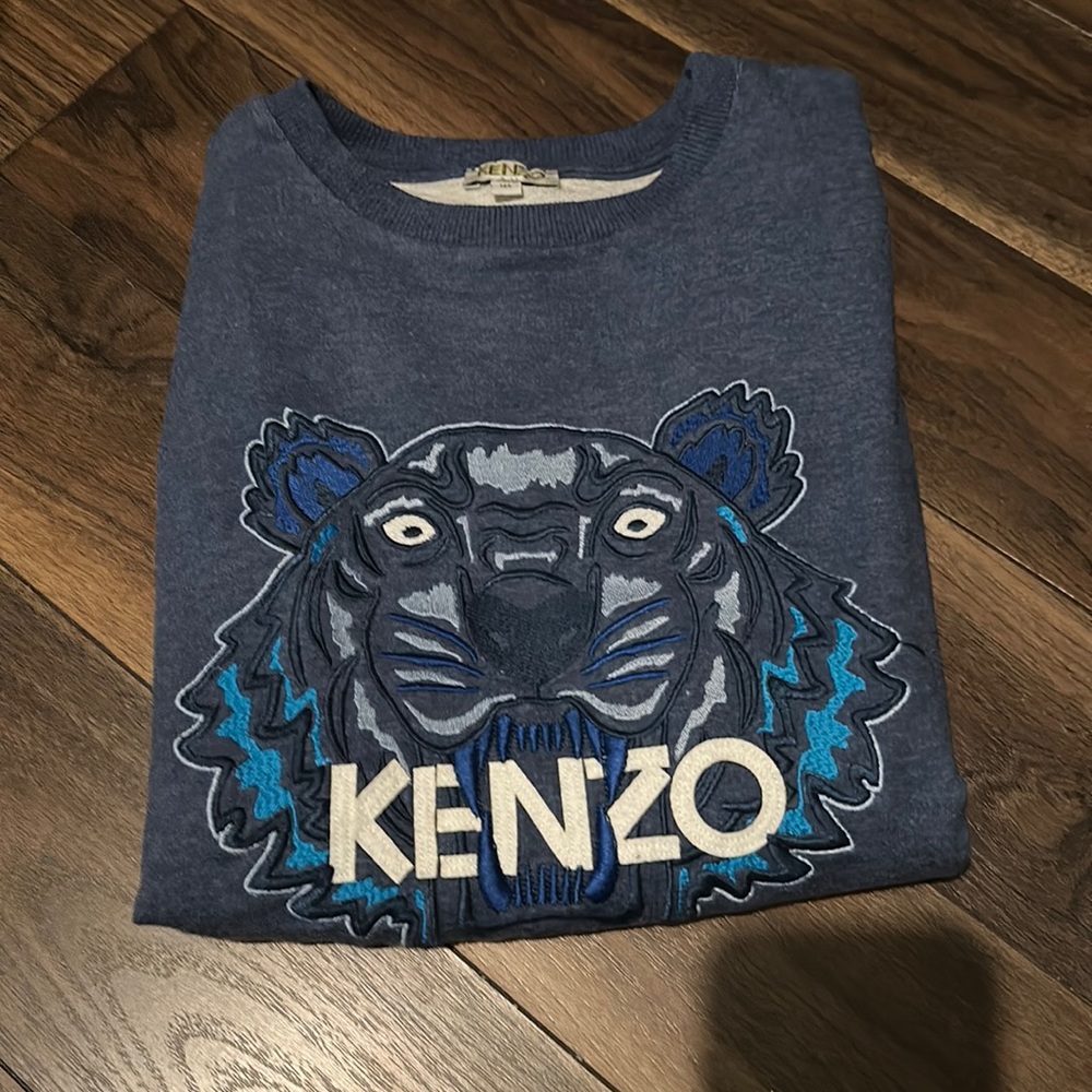 Kenzo embroidered-logo detail sweatshirt girls size 14 (fits like adult xs)